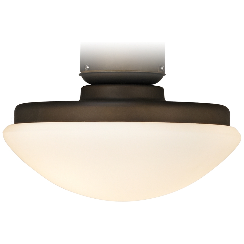 Oil-Rubbed Bronze and Opal Glass Outdoor LED Light Kit - Image 0