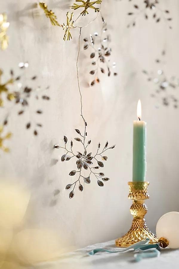 Beaded Snowflake Garland - Image 0