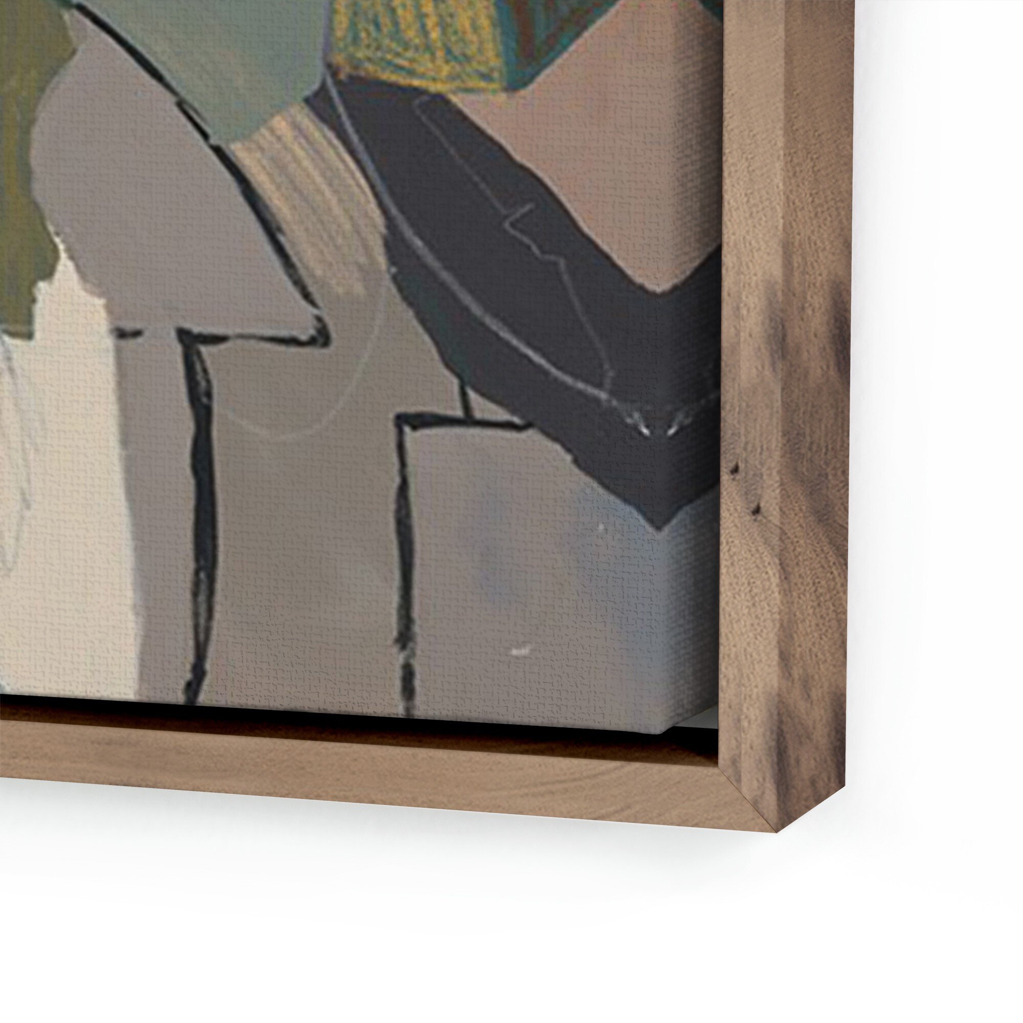 Second Chances by Katherine Hunsaker - Rustic Walnut Floater - Image 1