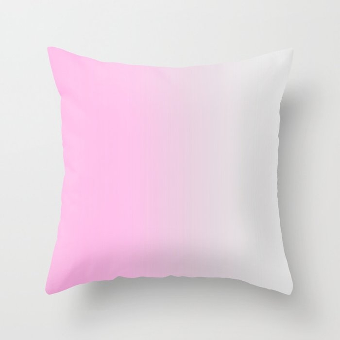 Rose Ombre Throw Pillow by Leah Flores - Cover (18" x 18") With Pillow Insert - Indoor Pillow - Image 0