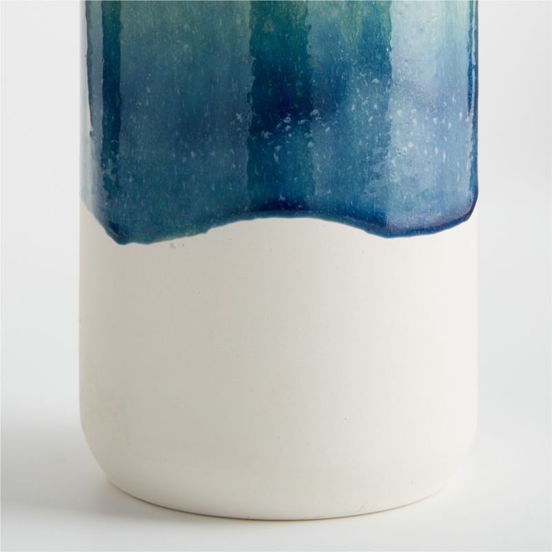 Lago Teal Ombre Vase - Image 1