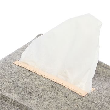 Tissue Box Cover, Small, Granite - Image 1