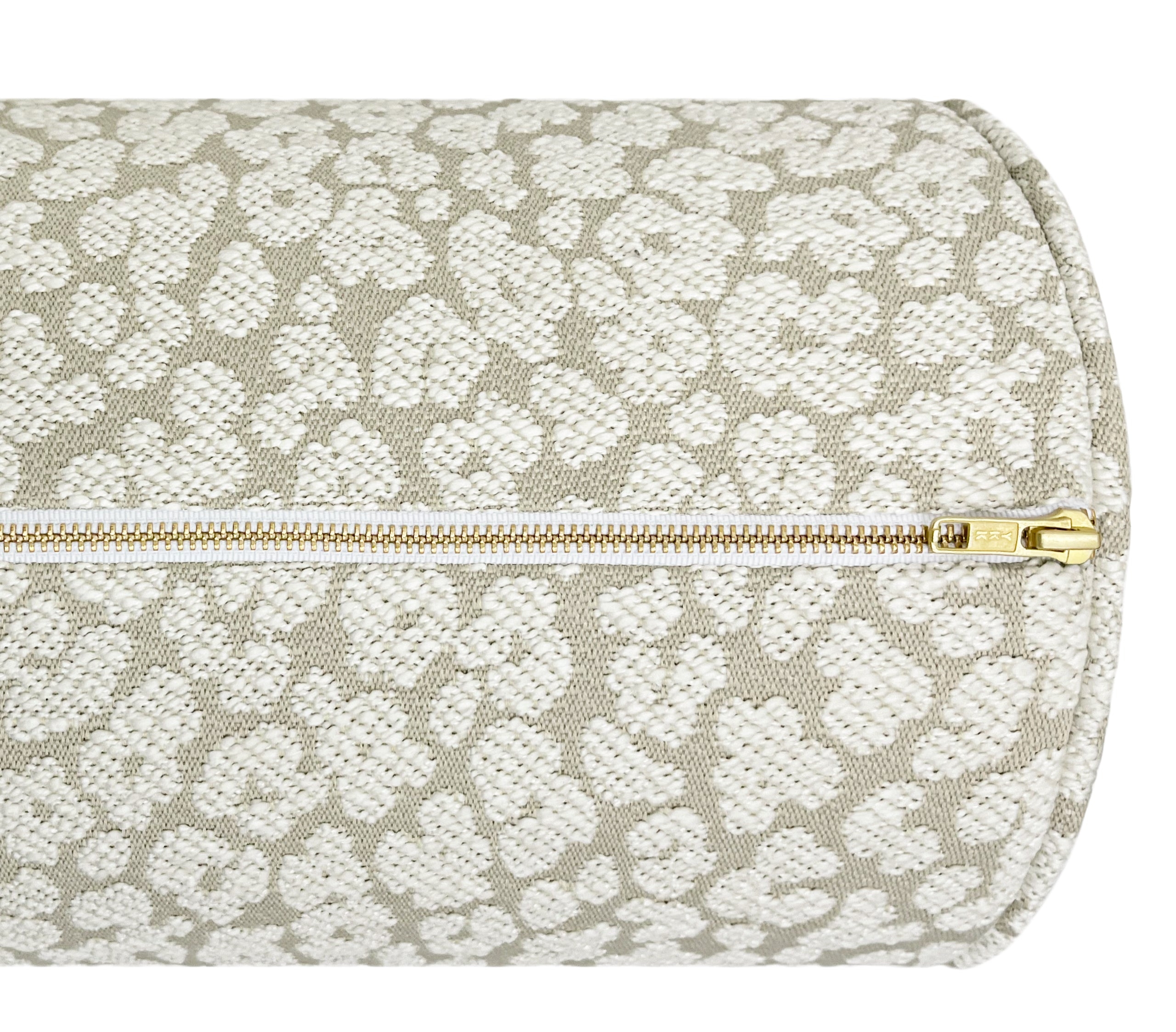 THE BOLSTER :: LEOPARD CHENILLE // STONE - TWIN XL // 9" X 30" - Image 3