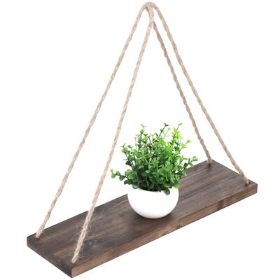 Cordovano 2 Piece Triangle Solid Wood Floating Shelf - Image 0