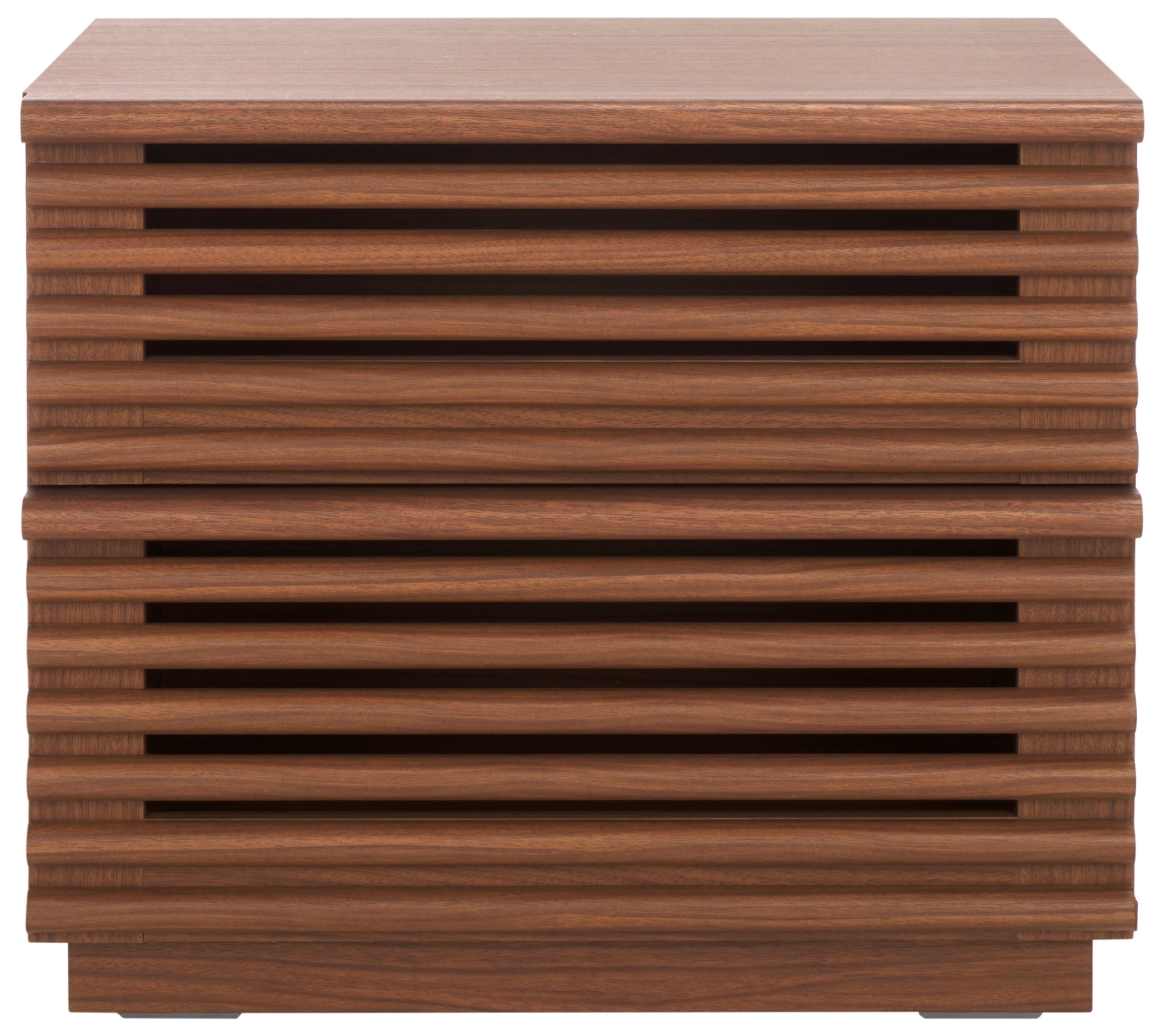 Averi 2 Drawer Nightstand - Dark Walnut - Safavieh - Image 0