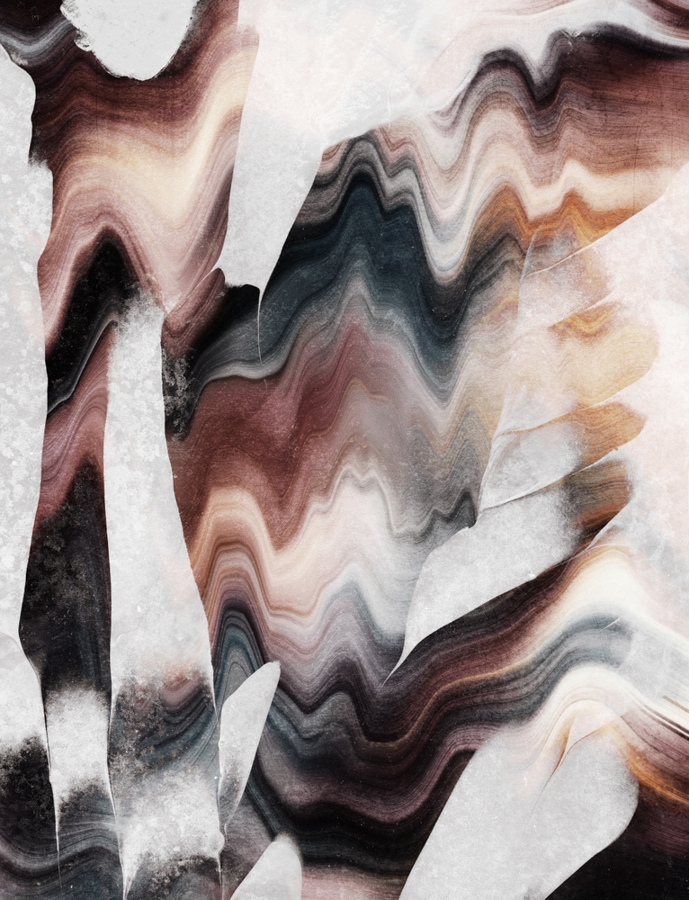 Earthy Flow Framed Art Print by Elisabeth Fredriksson - Scoop White - X-Small 10" x 10"-12x12 - Image 1
