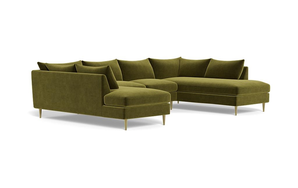 Sloan 3-Piece U-Bumper Sectional - Image 1