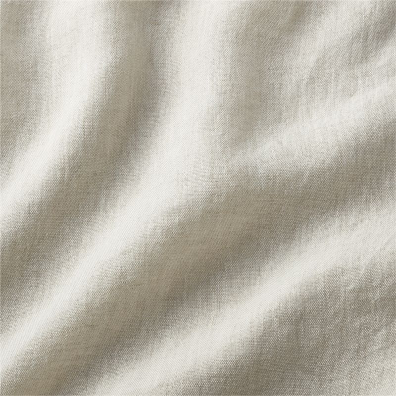 New Natural EUROPEAN FLAX ™-Certified Linen Warm Natural Euro Bed Pillow Sham - Image 1