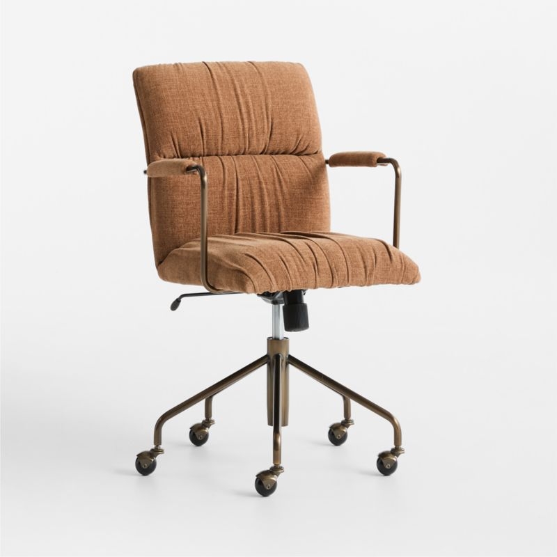Draper Ginger Upholstered Office Chair - Image 4
