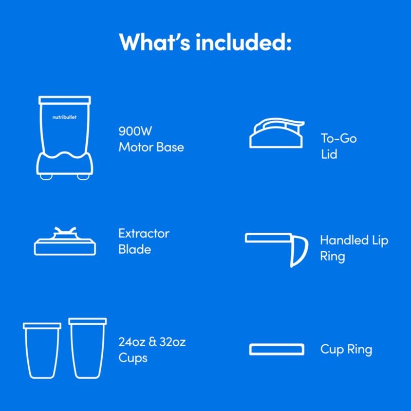 Nutribullet ® Matte Black Pro 900 Blender - Image 1