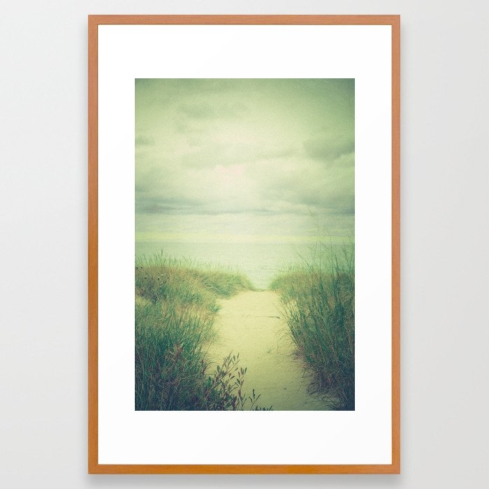 Finding Calm Framed Art Print by Olivia Joy St.claire - Cozy Home Decor, - Conservation Pecan - LARGE (Gallery)-26x38 - Image 0