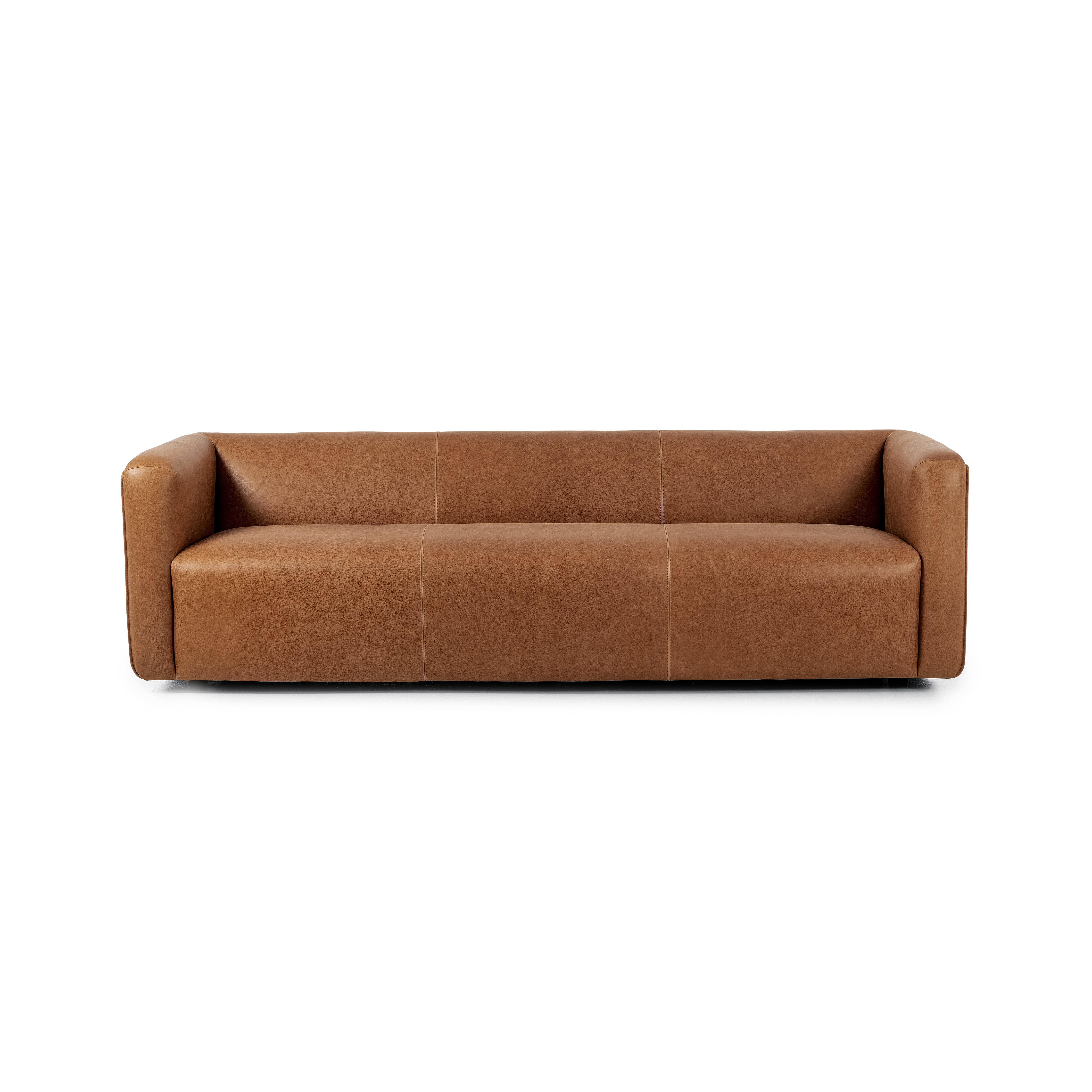Wellborn Sofa-97"-Palermo Cognac - Image 3