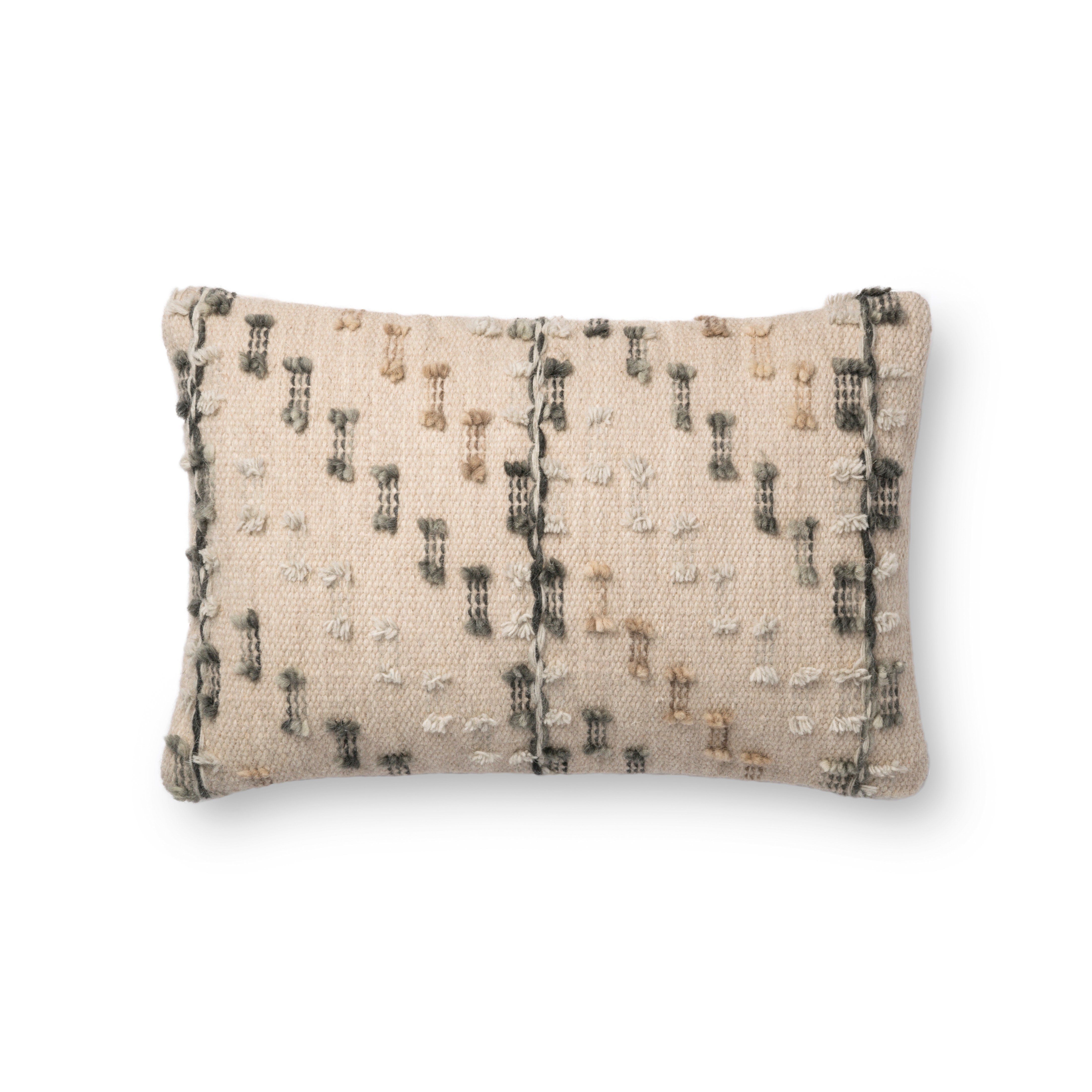 Magnolia Home by Joanna Gaines PILLOWS P1082 GREY / MULTI 12" x 27" Cover Only - Image 0