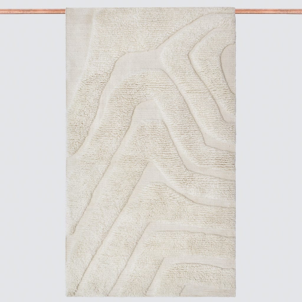 The Citizenry Rahi Hand-Knotted Accent Rug | 2' x 3' | Ecru - Image 0