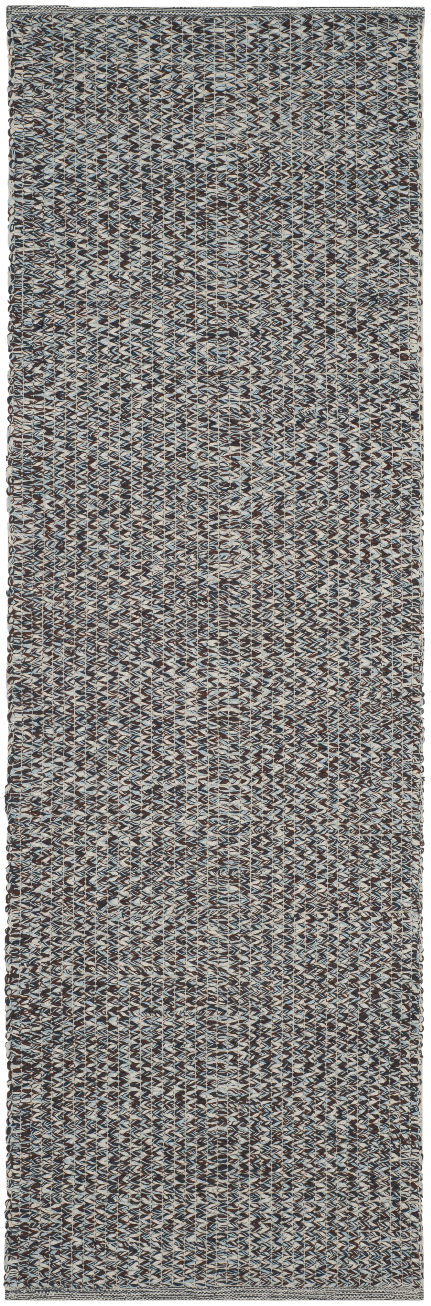 Arlo Home Hand Woven Area Rug, MTK602B, Blue/Multi,  2' 3" X 7' - Image 0