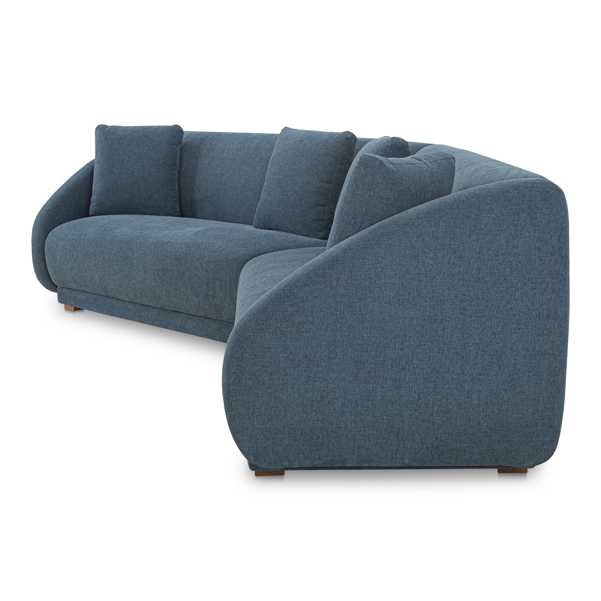 Fraser 2 Piece Modular Sofa Deep Blue - Image 2