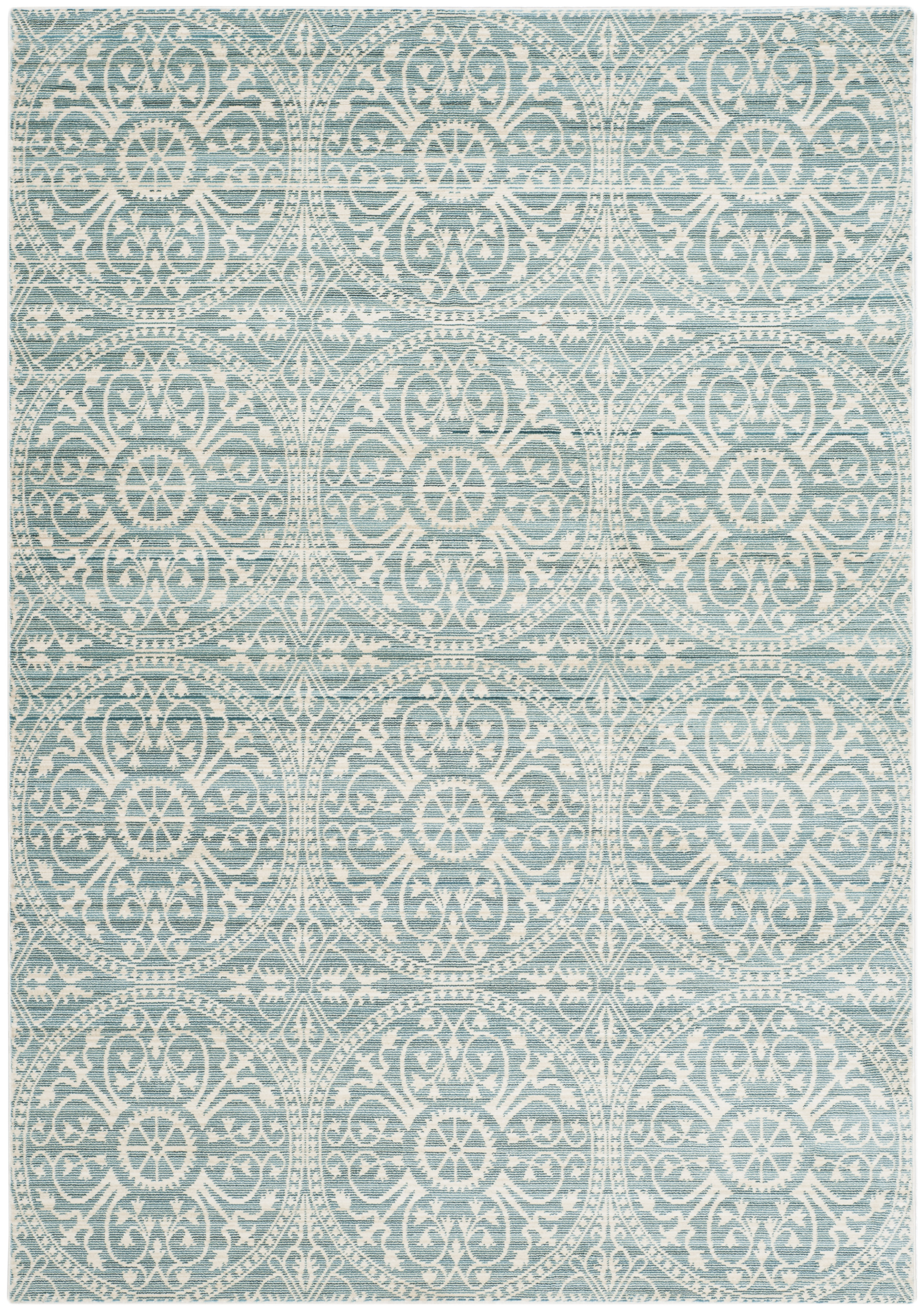 Arlo Home Woven Area Rug, VAL214G, Alpine/Cream,  5' X 8' - Image 0