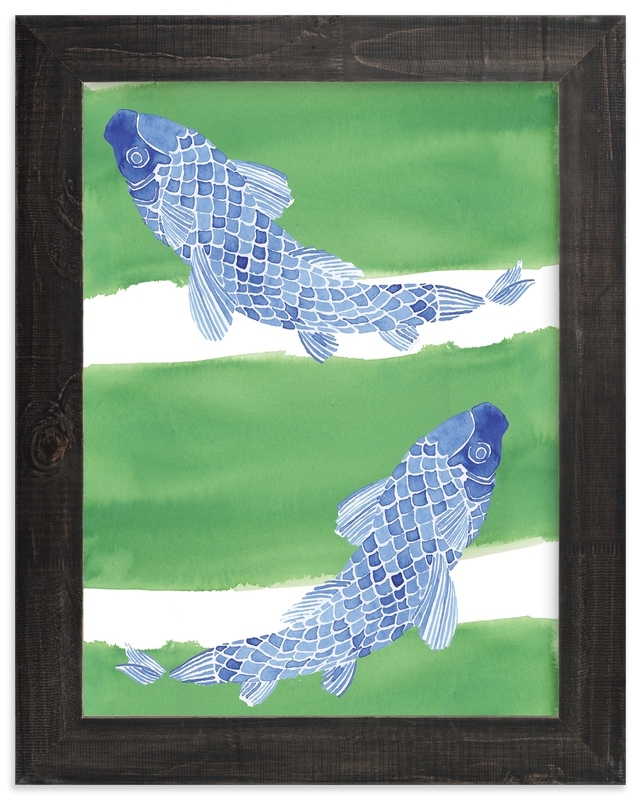 Swimming Carp Limited Edition Fine Art Print 1 - Image 0