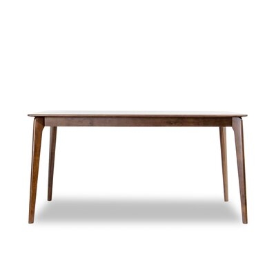 Bairoil Rubberwood Solid Wood Dining Table - Image 0