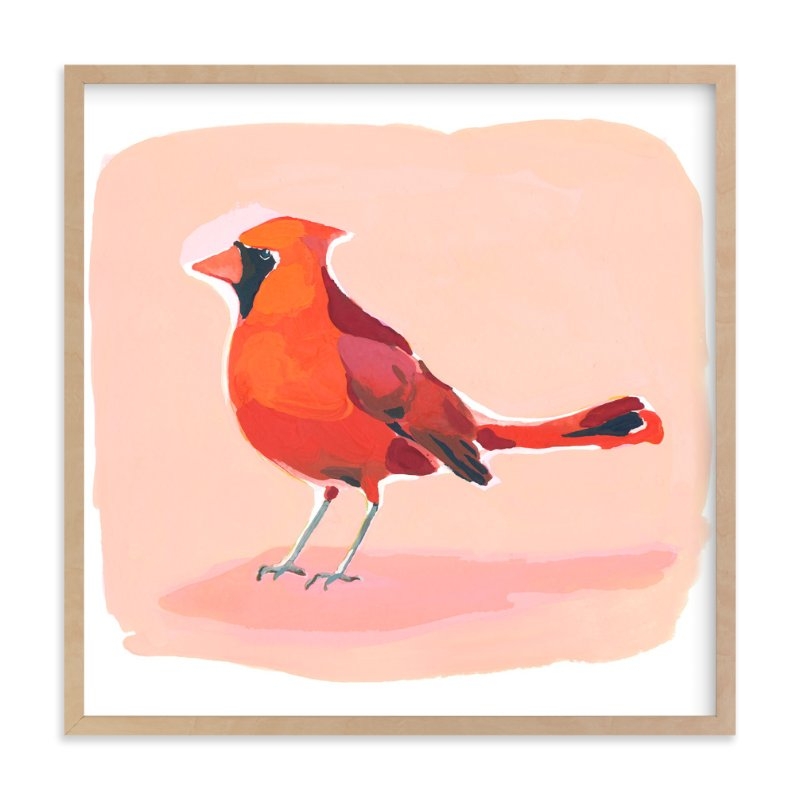 Inquisitive Cardinal Limited Edition Fine Art Print 1 - Image 0