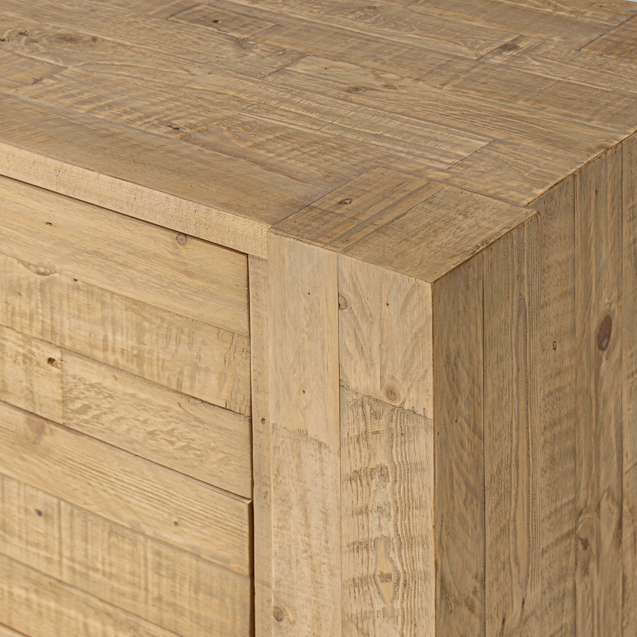 Perot 6 Drawer Dresser - Light Blonde Pine - Image 7