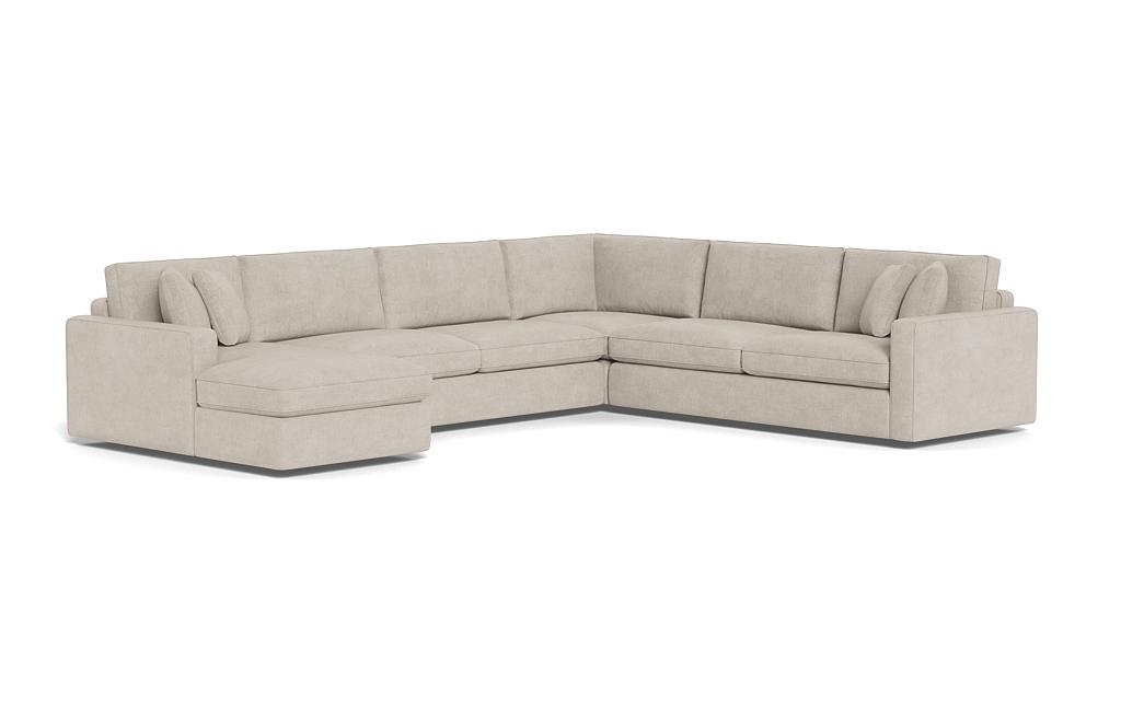 James 4-Piece 5-Seat Corner Chaise Sectional Left - Image 1