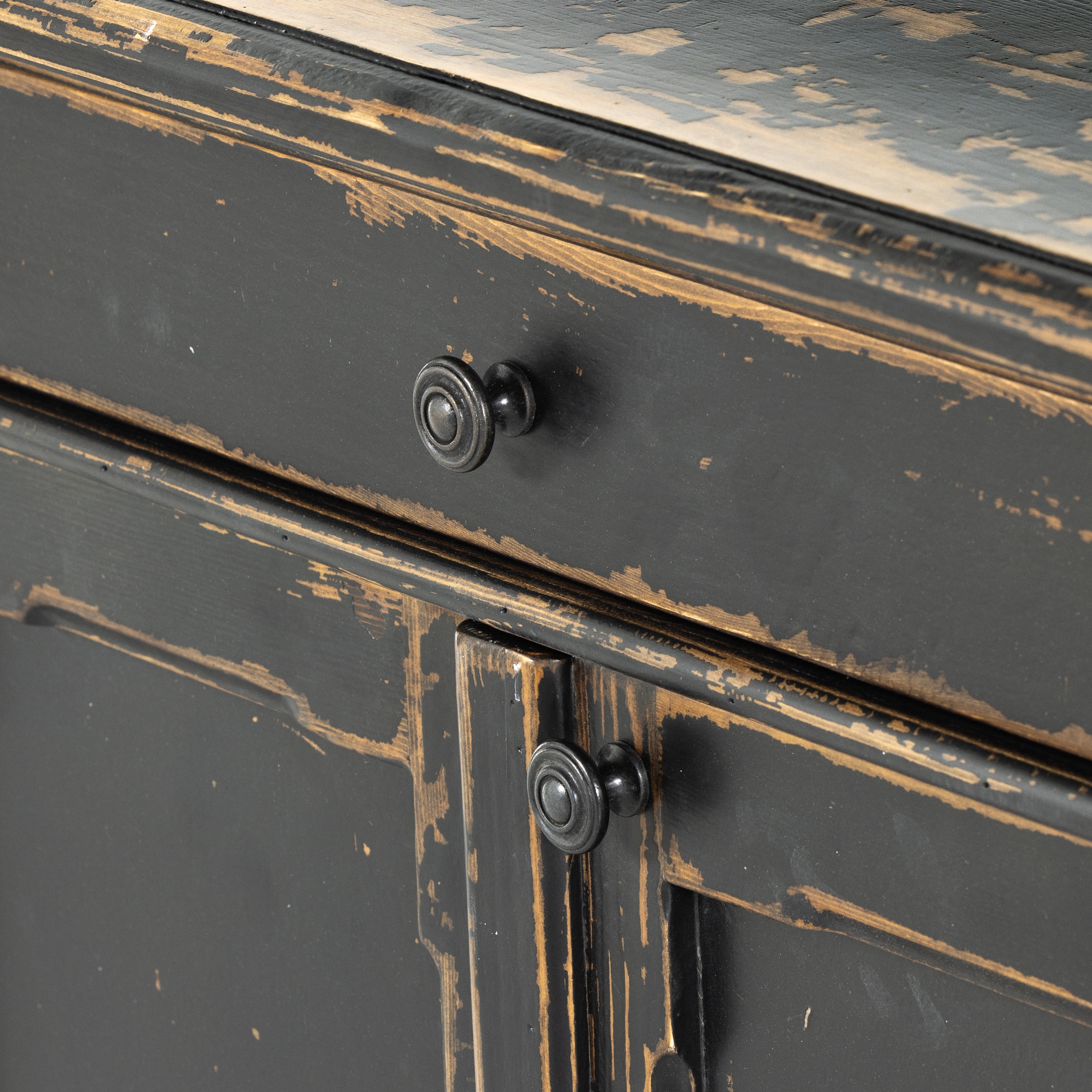 Marjorie Sideboard - Distressed Black - Image 12