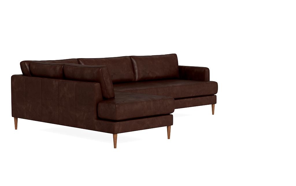 Winslow Leather 3-Seat Left Bumper Sectional - Image 1