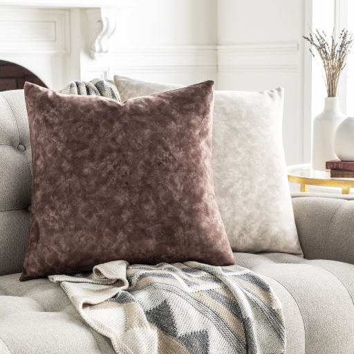 Collins Throw Pillow, 20" x 20", with down insert - Image 1