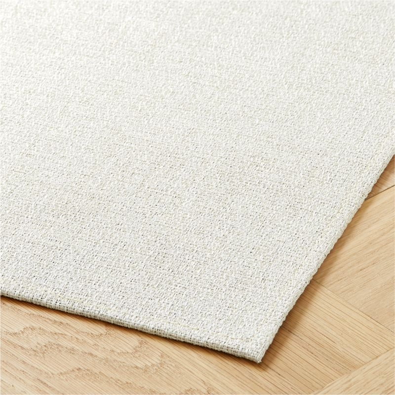 Chilewich® White Boucle Utility Mat 2'x3' - Image 1