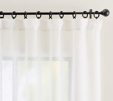Emery Sheer Curtain, 50 x 84", Oatmeal - Image 3