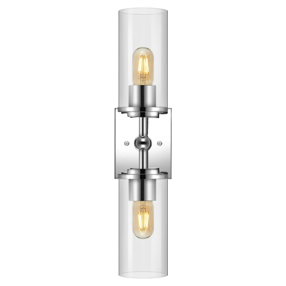 Lolita 2 Lt 6" Wall Sconce - Chrome - Safavieh - Image 5