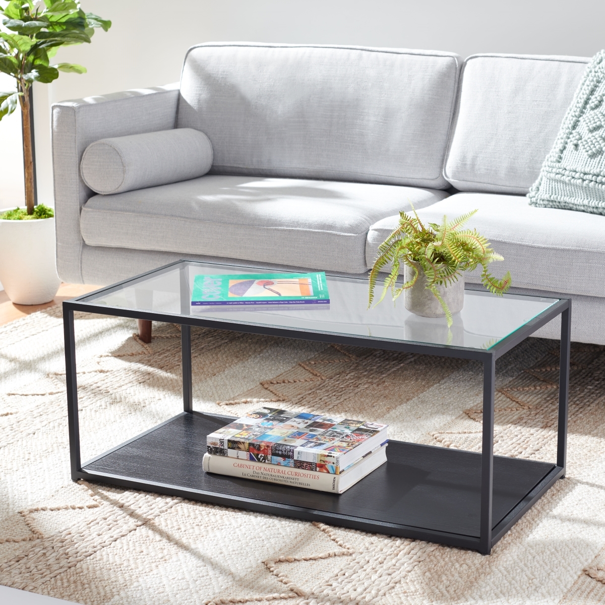 Ackley Coffee Table - Black - Safavieh - Image 1