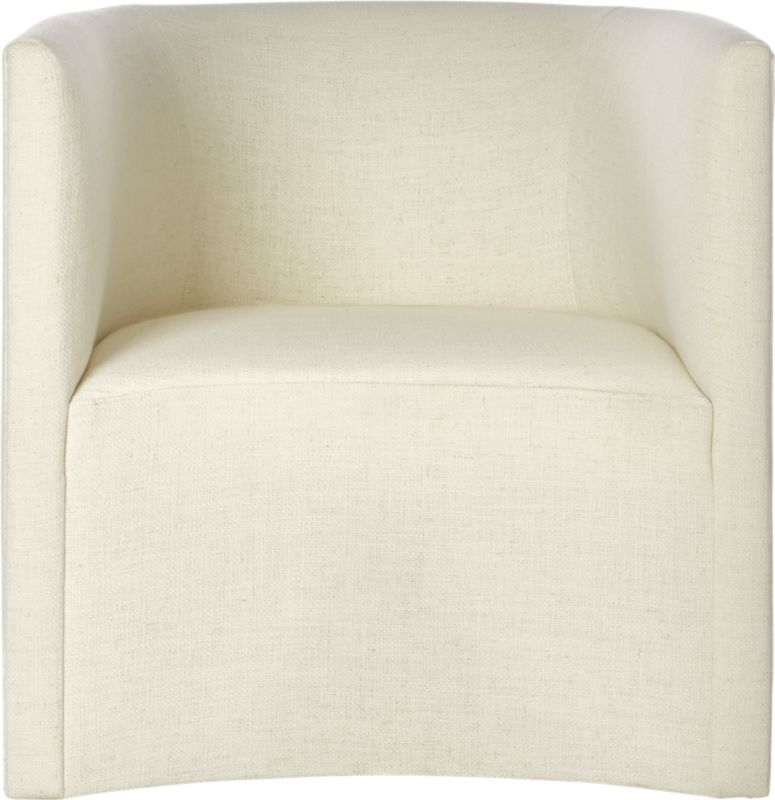 Covet Snow Curved Chair - Image 1
