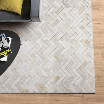 Marsha Handmade Cream Area Rug - Image 0