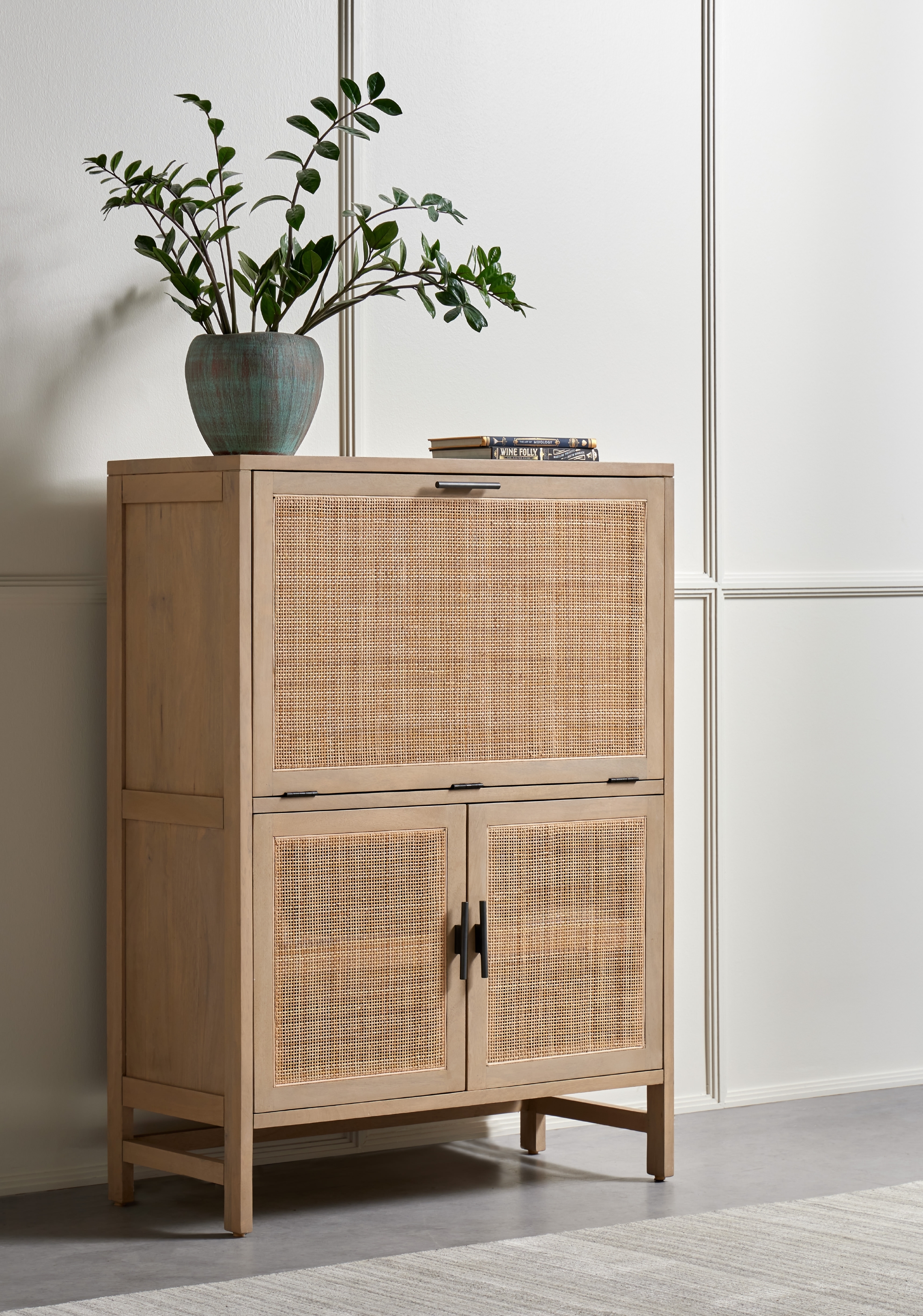 Caprice Bar Cabinet - Natural Mango - Image 13