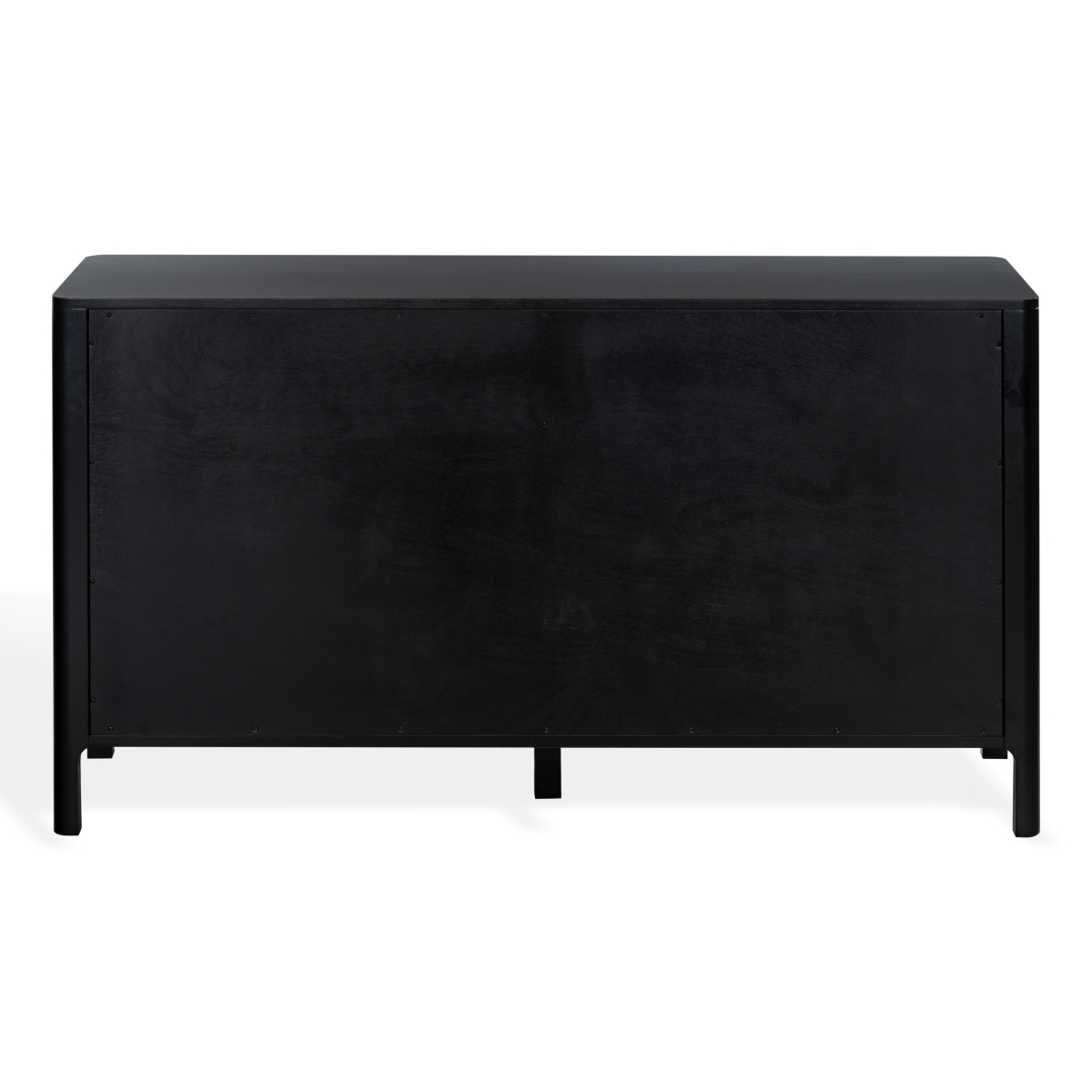 Abbiava 6 Drawer Wood Dresser - Black - Image 5