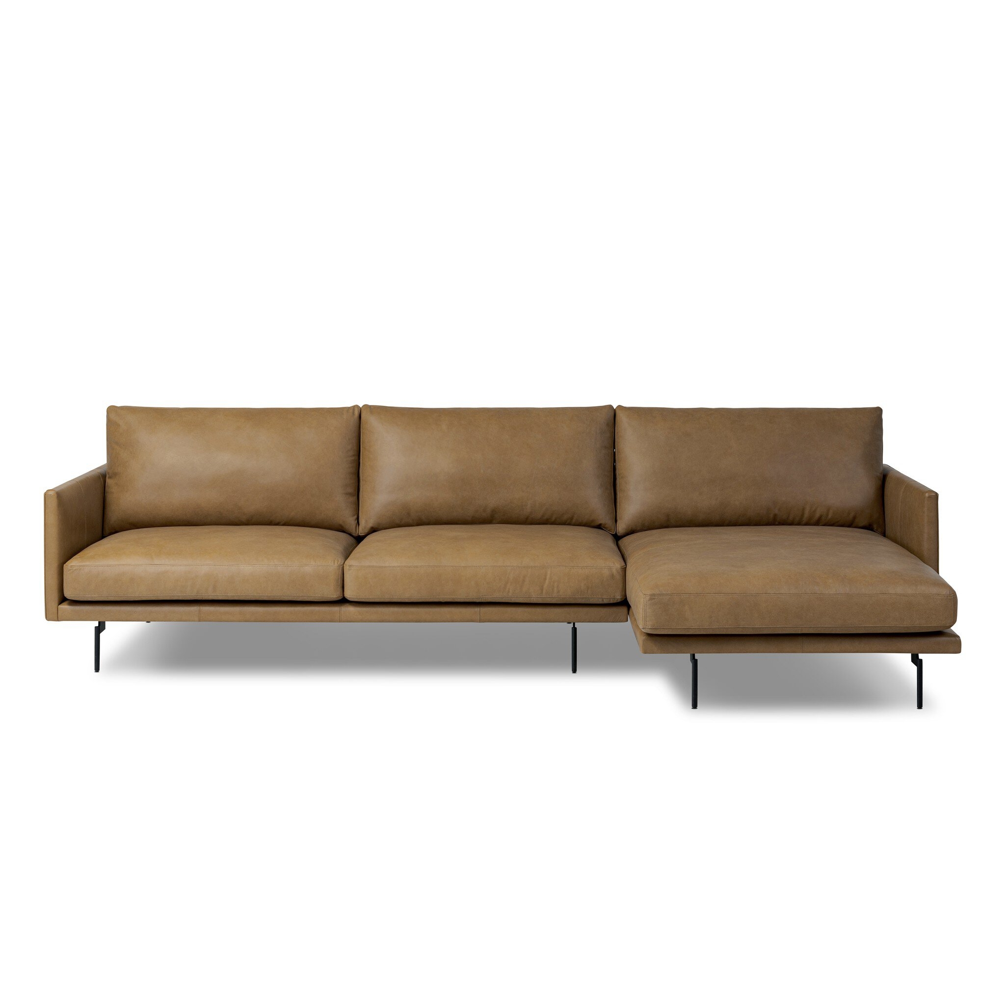 Melle 2-Piece Sectional - Lipari Camel - Image 0