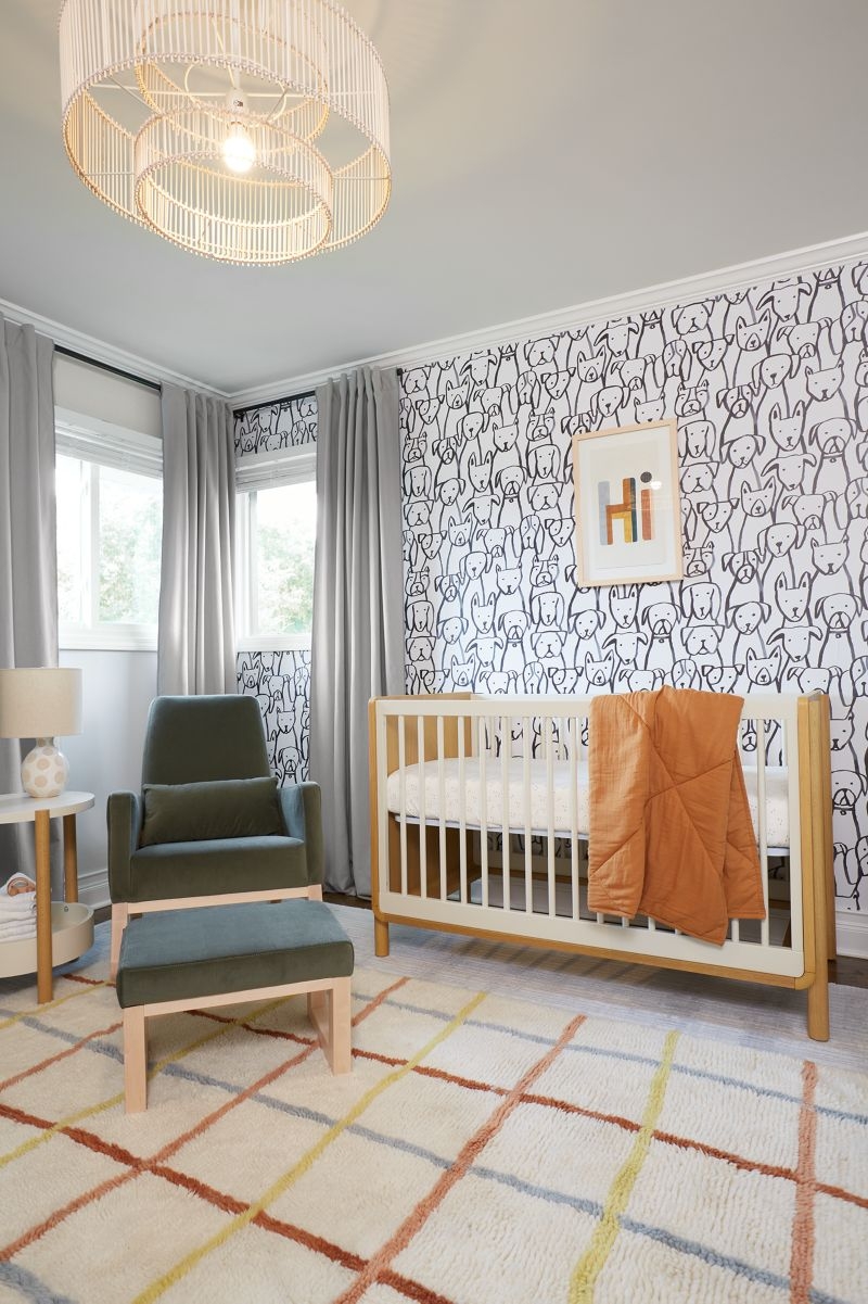 Set of 2 Redondo Two-Tone Wood Round Nursery Side Table - Image 3