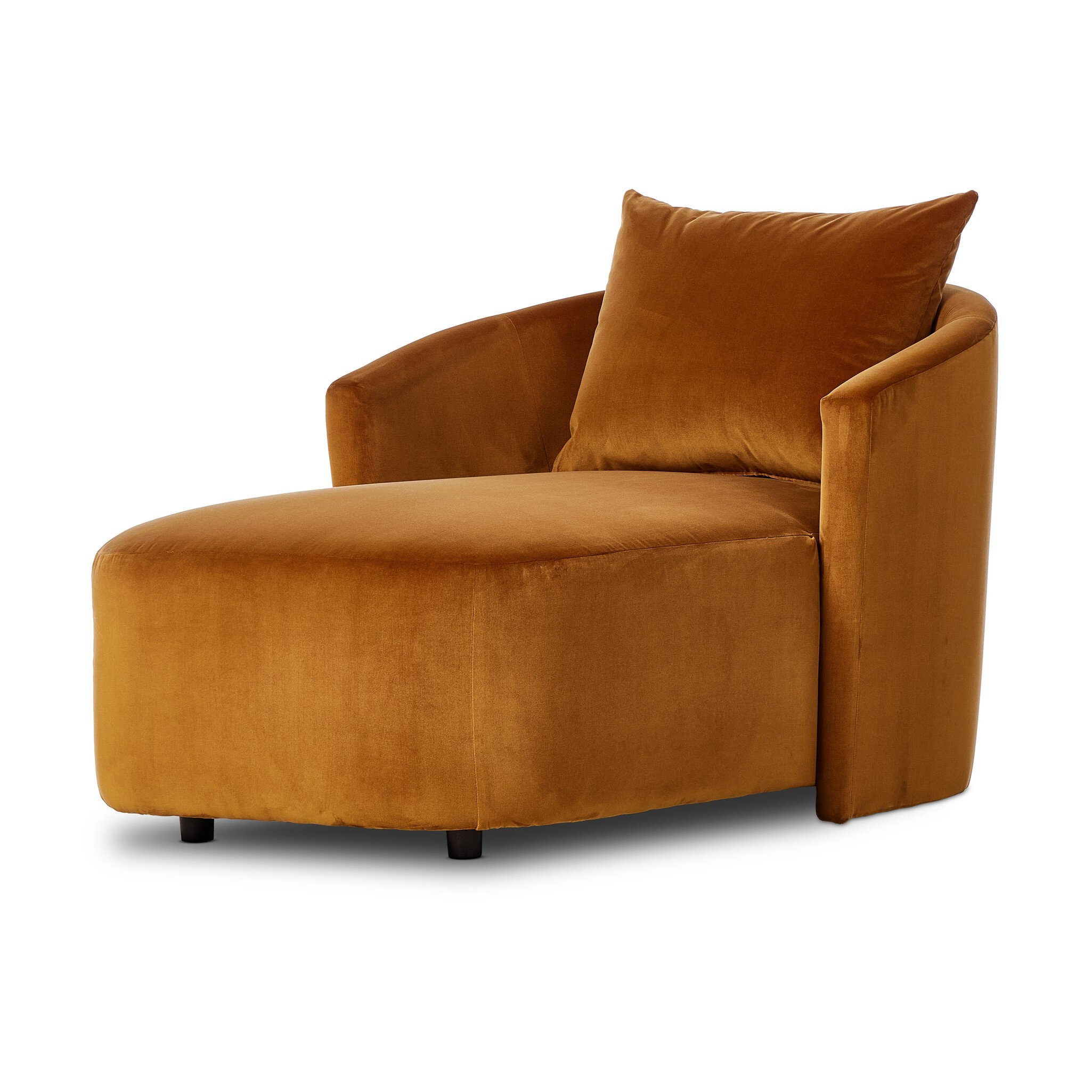 Farrah Chaise Lounge - Ingram Ochre - Image 0