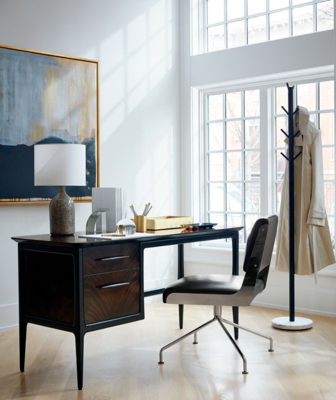 Rue Cambon Leather Office Chair - Image 1