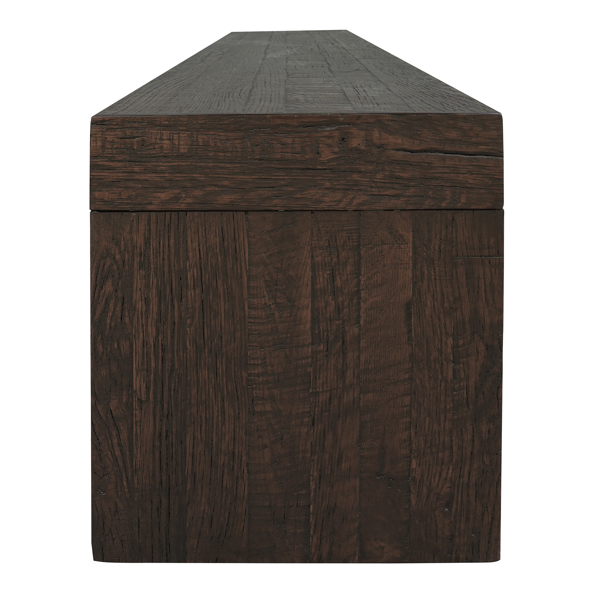 Evander Dining Bench Rustic Brown - Image 2