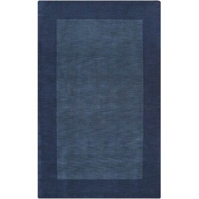 Dolma Handmade Loomed Wool Navy/Dark Blue Rug - Image 0