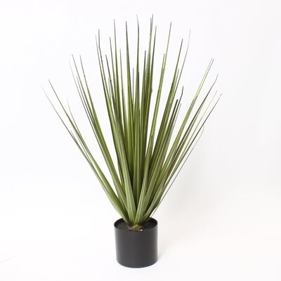 22" Spiky Grass Faux Plant In Pot - Image 0