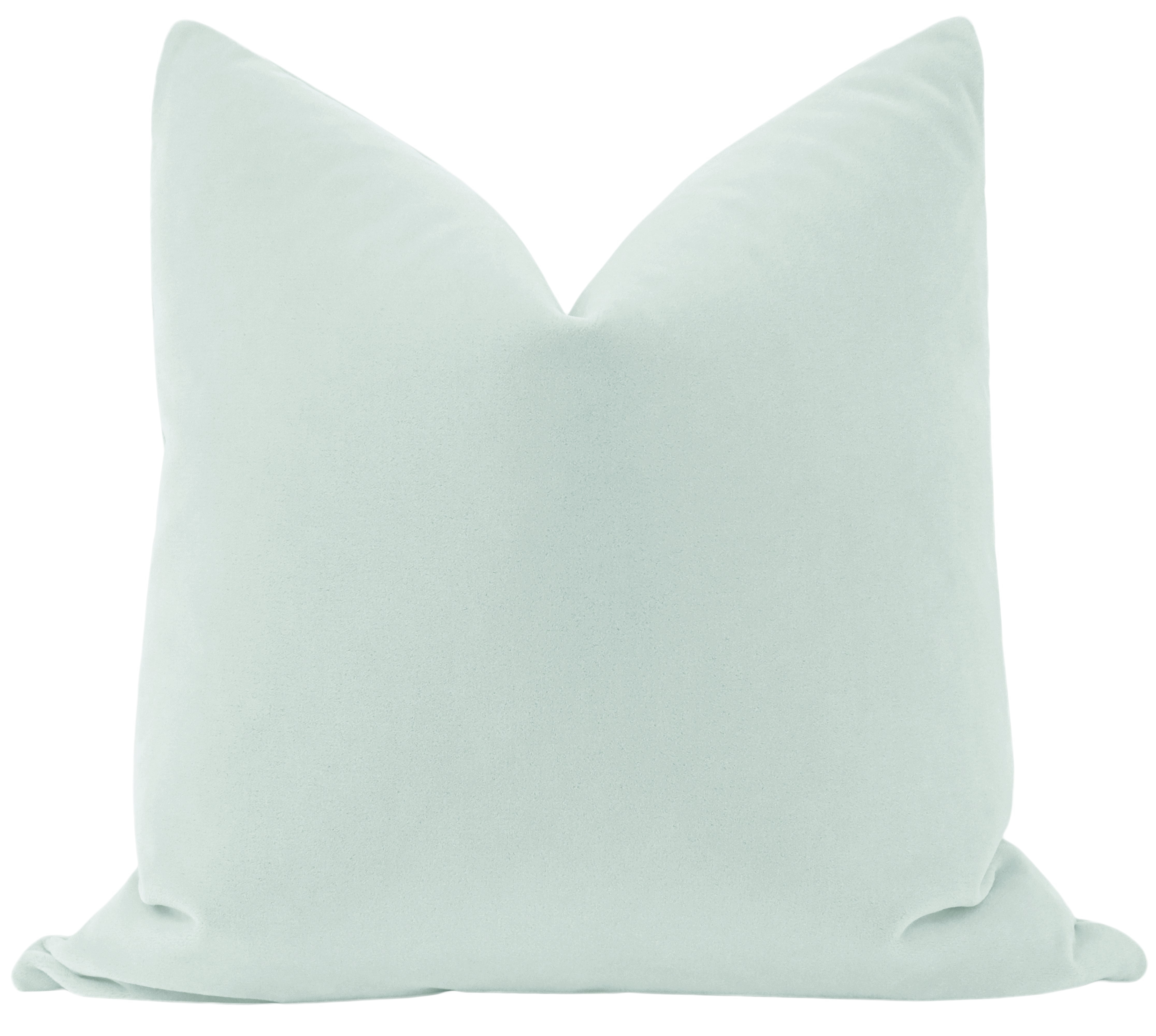 MOHAIR VELVET // SPA BLUE - 20" X 20" - Image 0