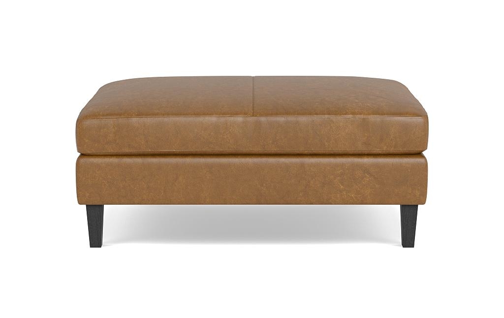 Sloan Leather Ottoman - Image 0