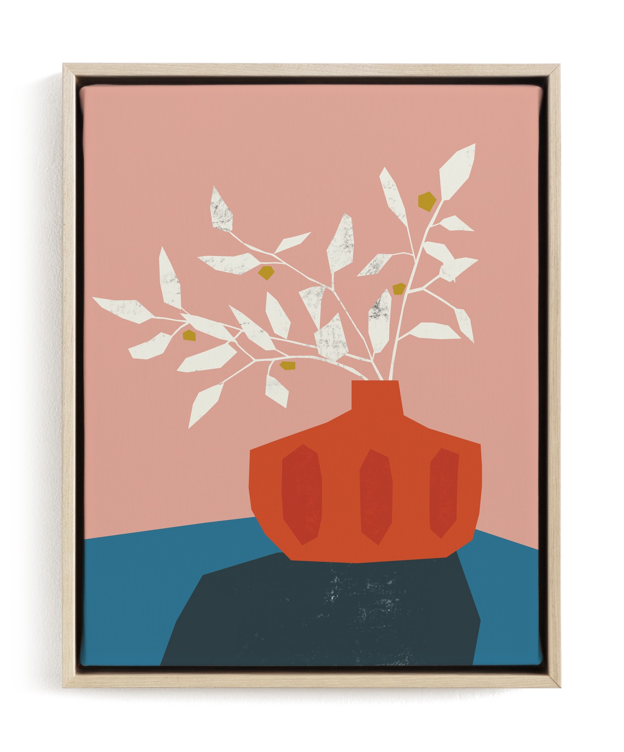 Mid Century Vase Limited Edition Fine Art Print 1 - Image 0