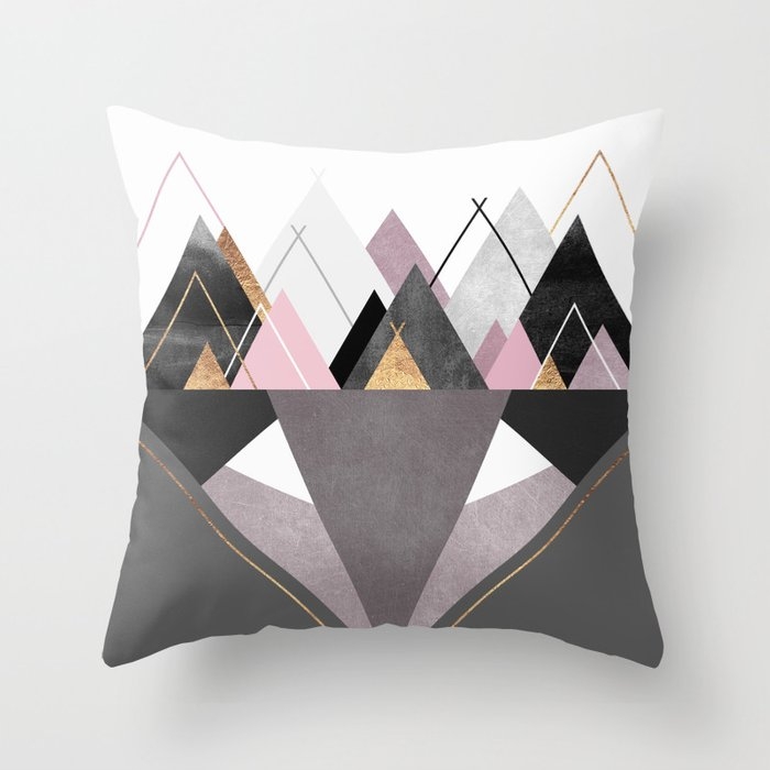Nordic Wilderness Throw Pillow by Elisabeth Fredriksson - Cover (24" x 24") With Pillow Insert - Indoor Pillow - Image 0