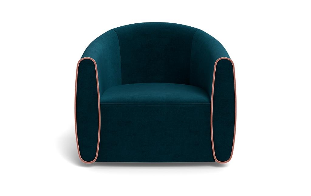 Lawson Swivel Chair with Contrast Piping - Image 0
