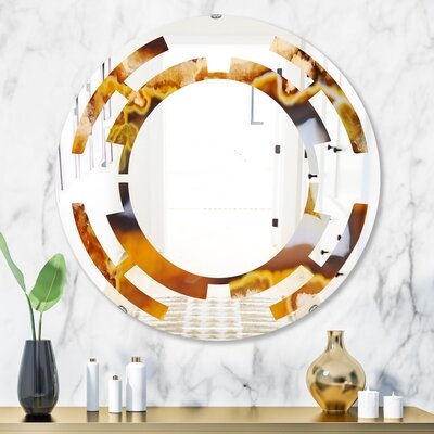 Agate Space Rustic Frameless Wall Mirror - Image 0